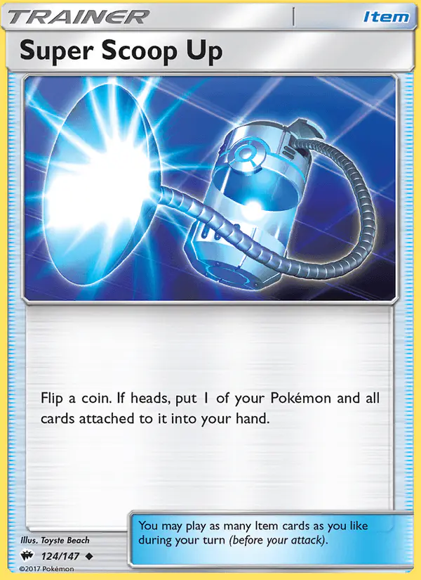Carta Super Scoop Up 124/147 de Burning Shadows