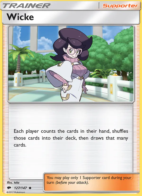 Carta Wicke 127/147 de Burning Shadows