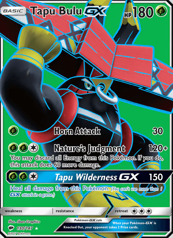 Carta Tapu Bulu GX 130/147 de Burning Shadows