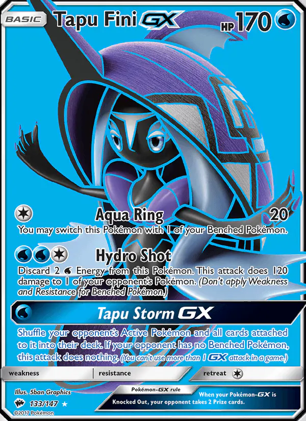 Carta Tapu Fini GX 133/147 de Burning Shadows