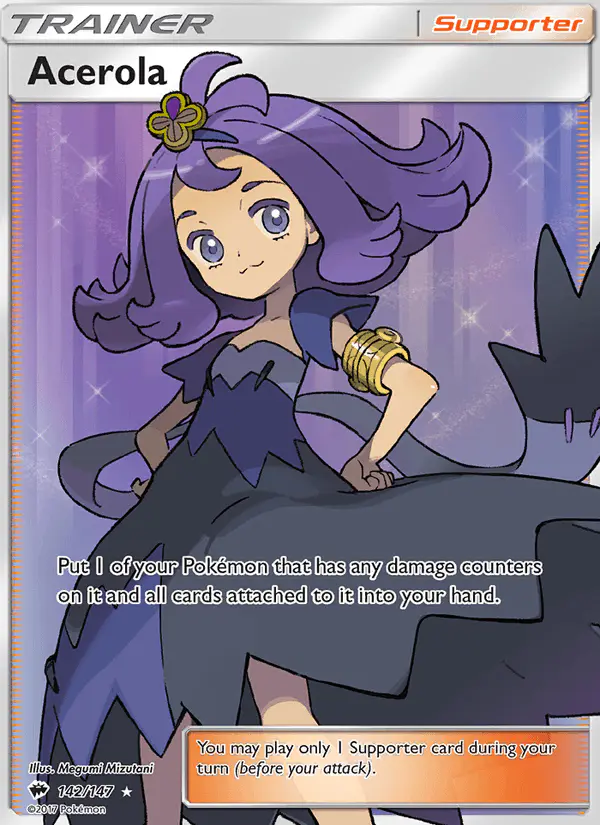 Carta Acerola 142/147 de Burning Shadows