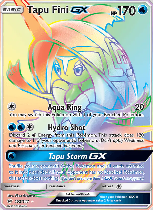 Carta Tapu Fini GX 152/147 de Burning Shadows