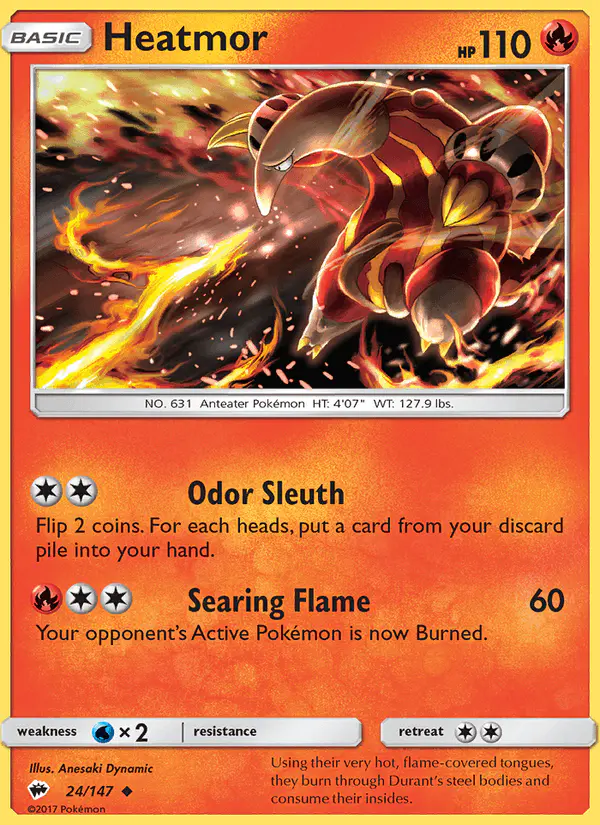 Carta Heatmor 24/147 de Burning Shadows
