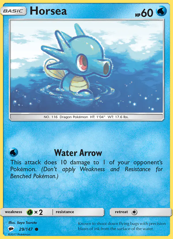 Carta Horsea 29/147 de Burning Shadows
