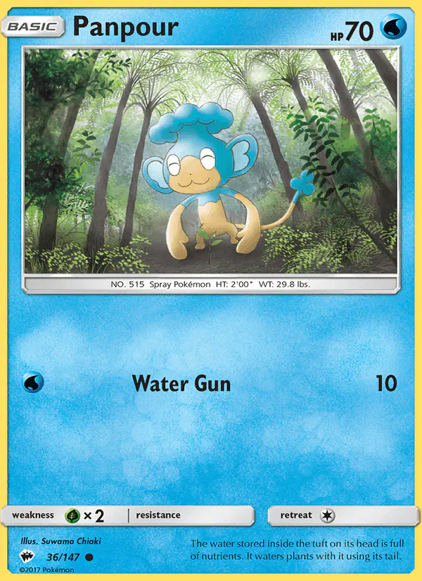 Carta Panpour 36/147 de Burning Shadows