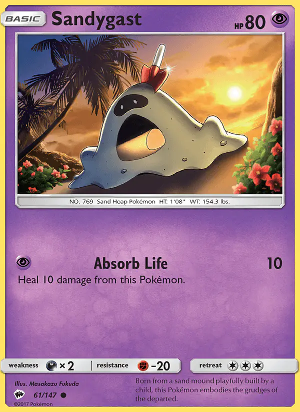 Carta Sandygast 61/147 de Burning Shadows