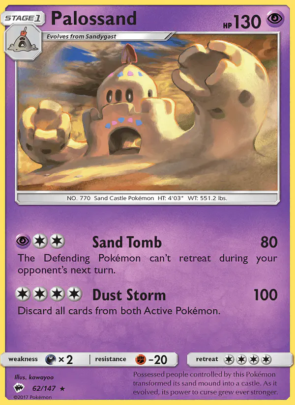 Carta Palossand 62/147 de Burning Shadows
