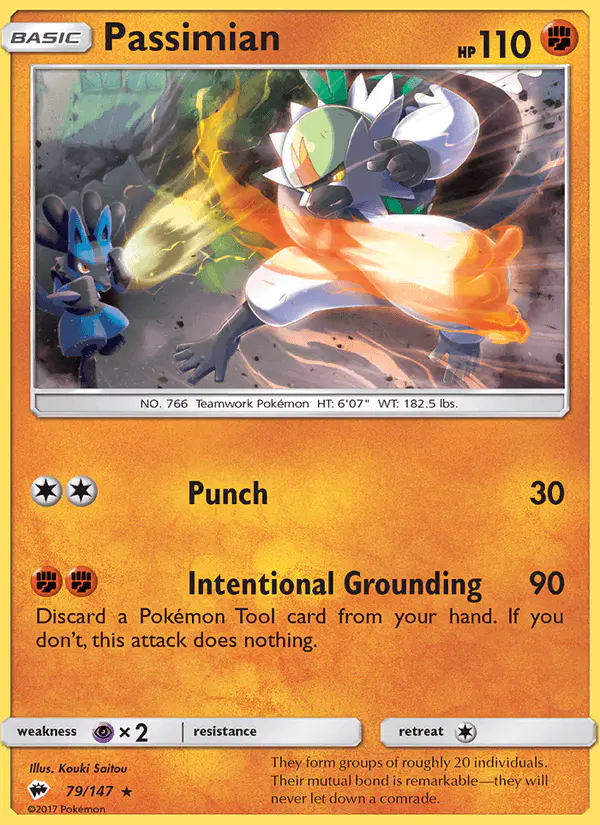 Carta Passimian 79/147 de Burning Shadows