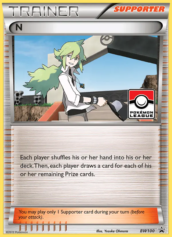 Carta N BW100 de BW Black Star Promos