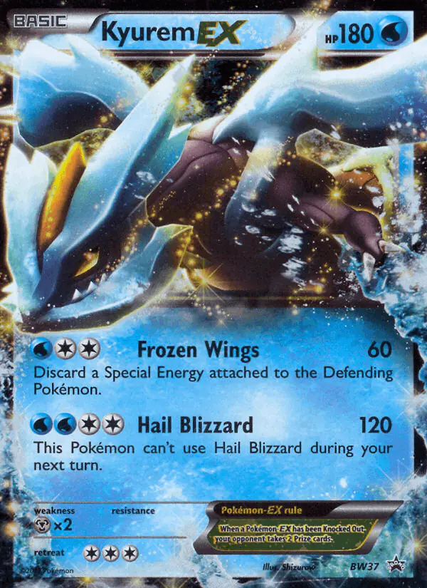 Carta Kyurem-EX BW37 de BW Black Star Promos