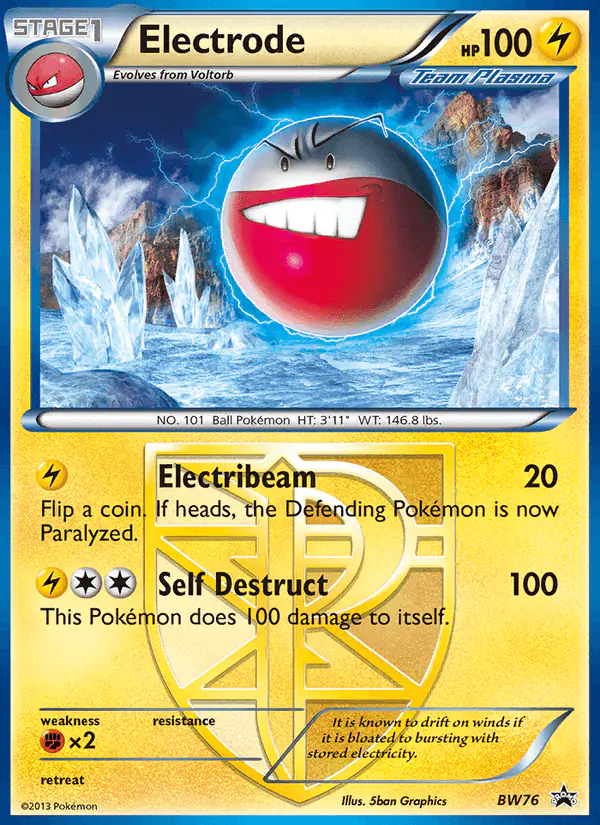 Carta Electrode BW76 de BW Black Star Promos
