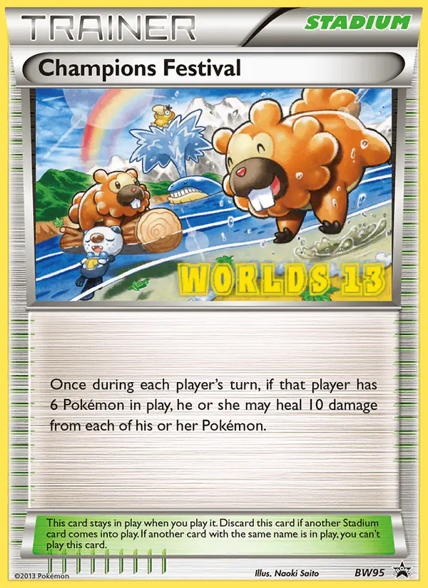 Carta Champions Festival BW95 de BW Black Star Promos