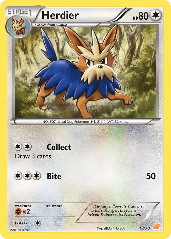 Carta Herdier 19/30 de BW trainer Kit (Excadrill)