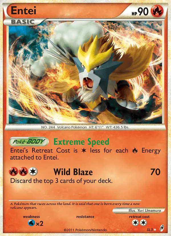 Carta Entei SL3 de Call of Legends