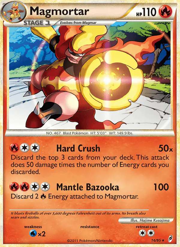 Carta Magmortar 16/95 de Call of Legends