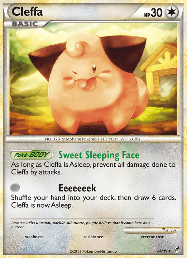 Carta Cleffa 24/95 de Call of Legends