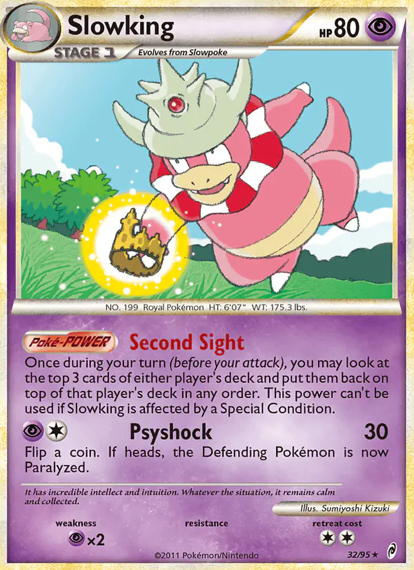Carta Slowking 32/95 de Call of Legends