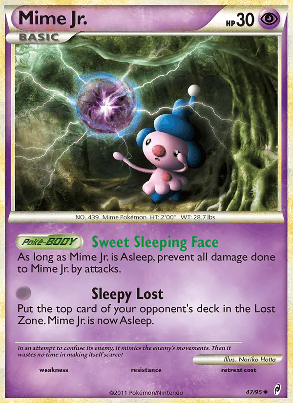 Carta Mime Jr. 47/95 de Call of Legends