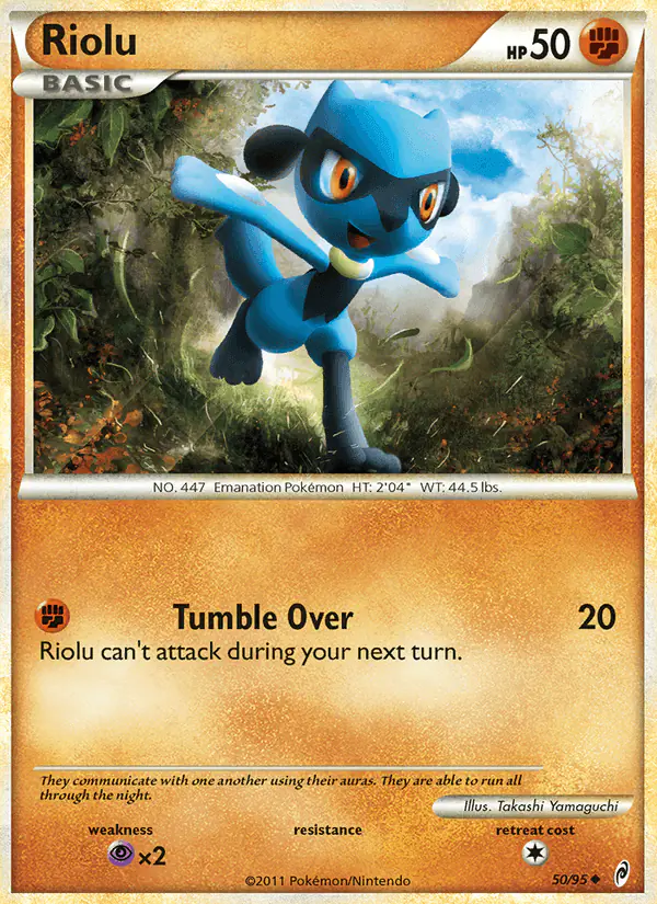 Carta Riolu 50/95 de Call of Legends