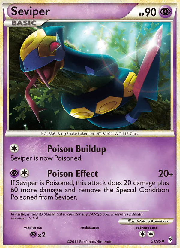 Carta Seviper 51/95 de Call of Legends