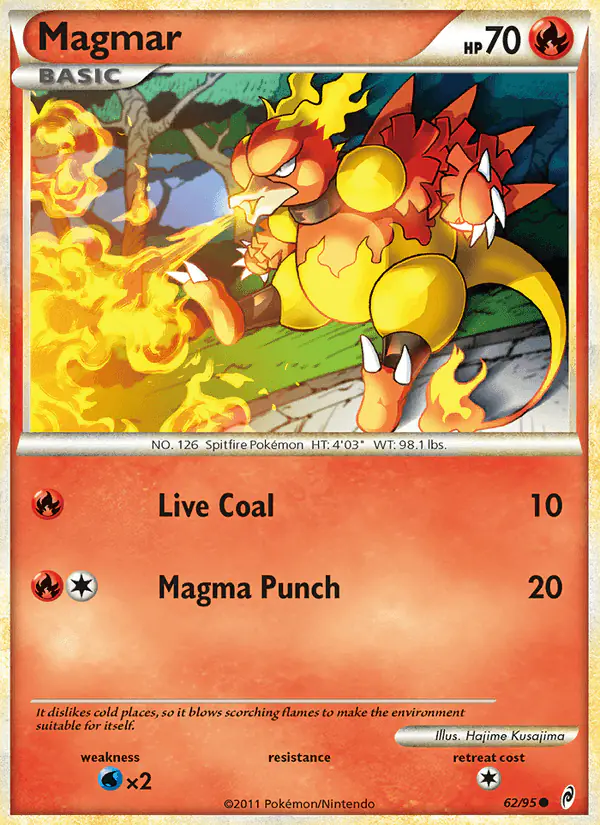 Carta Magmar 62/95 de Call of Legends