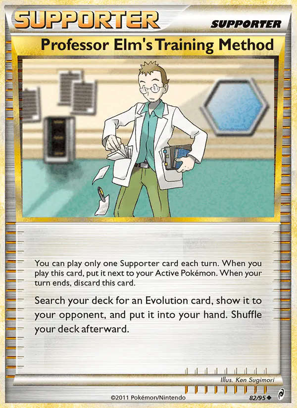 Carta Professor Elm's Training Method 82/95 de Call of Legends