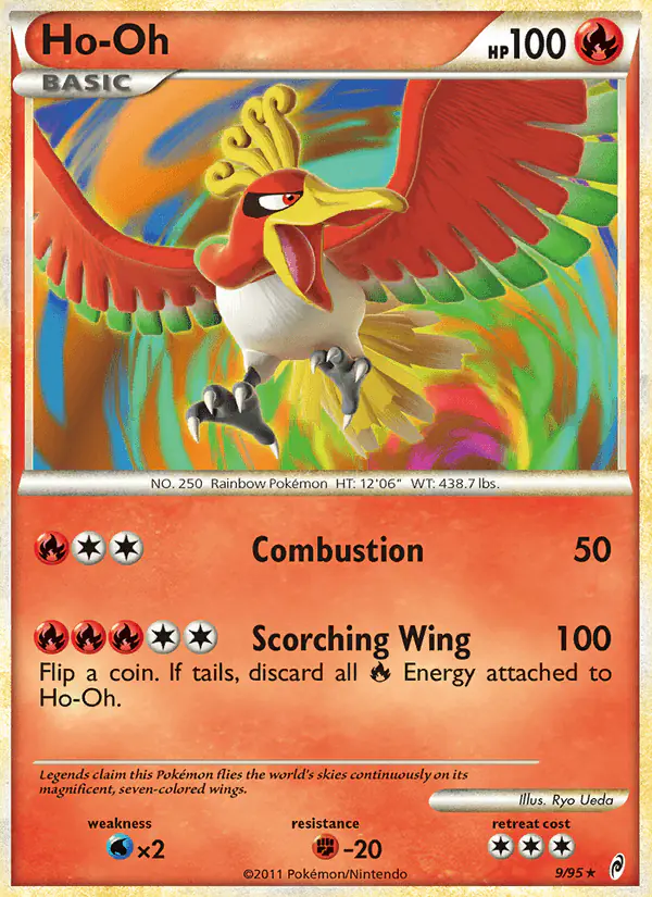 Carta Ho-Oh 9/95 de Call of Legends