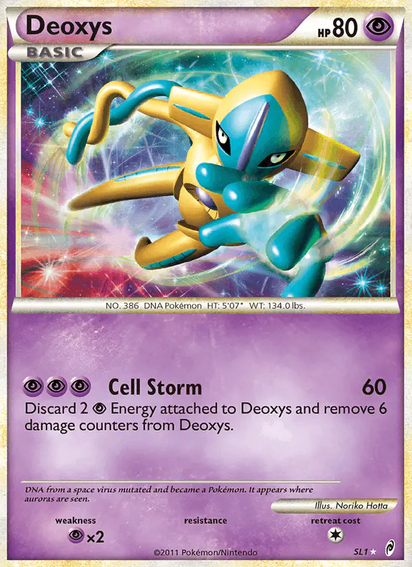 Carta Deoxys SL1 de Call of Legends