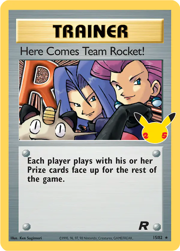 Carta Here Comes Team Rocket! CC006 de Celebrations Classic Collection