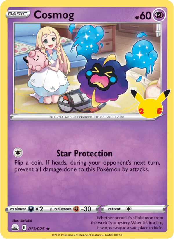 Carta Cosmog 013/025 de Celebrations