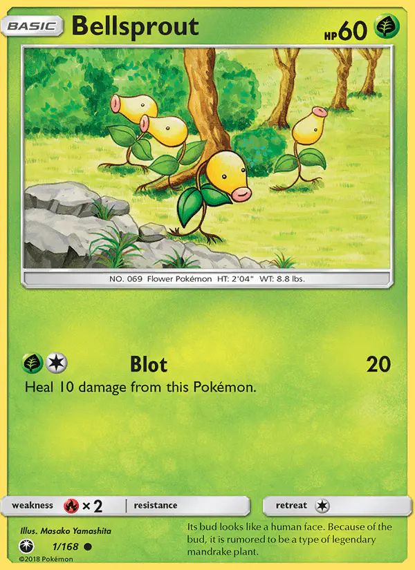 Carta Bellsprout 1/168 de Celestial Storm