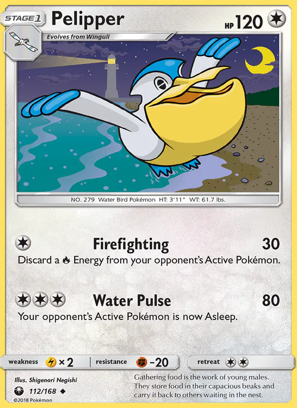Carta Pelipper 112/168 de Celestial Storm