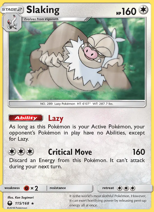Carta Slaking 115/168 de Celestial Storm