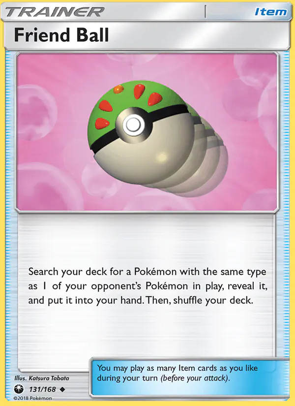 Carta Friend Ball 131/168 de Celestial Storm