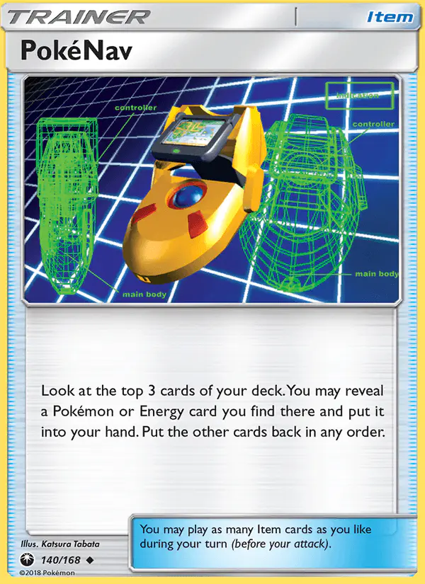 Carta PokéNav 140/168 de Celestial Storm