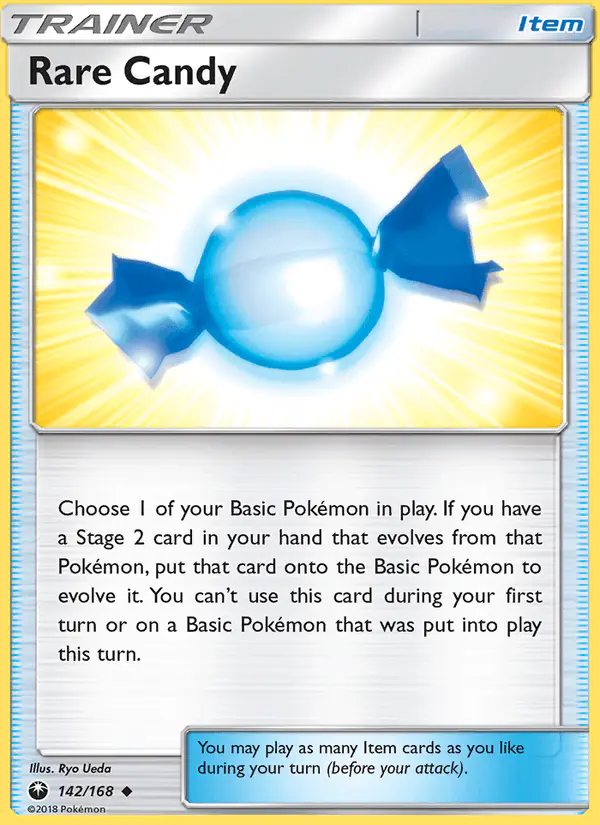 Carta Rare Candy 142/168 de Celestial Storm