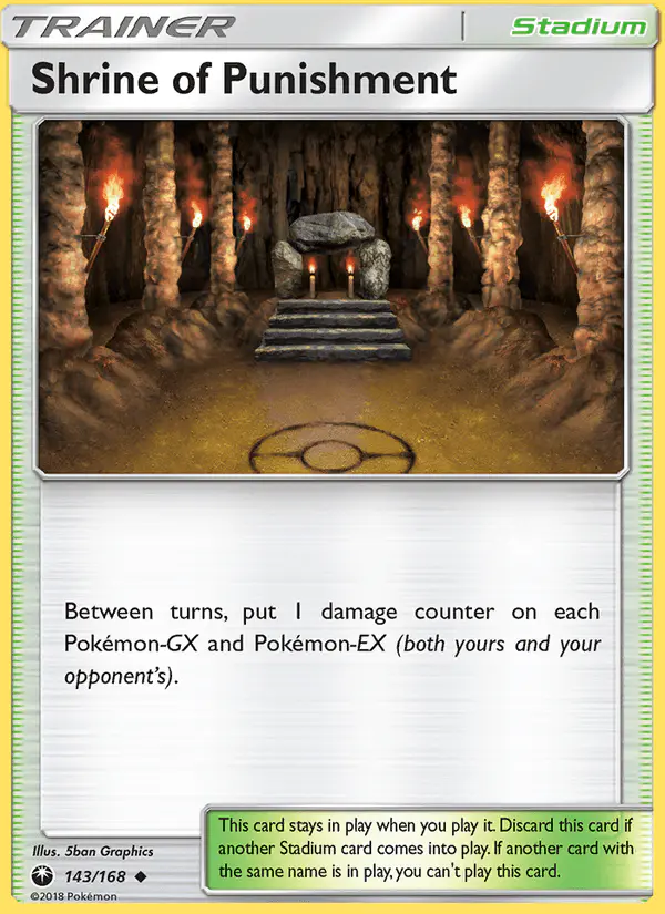 Carta Shrine of Punishment 143/168 de Celestial Storm