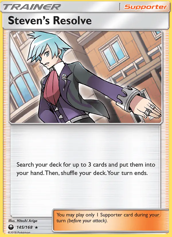 Carta Steven’s Resolve 145/168 de Celestial Storm