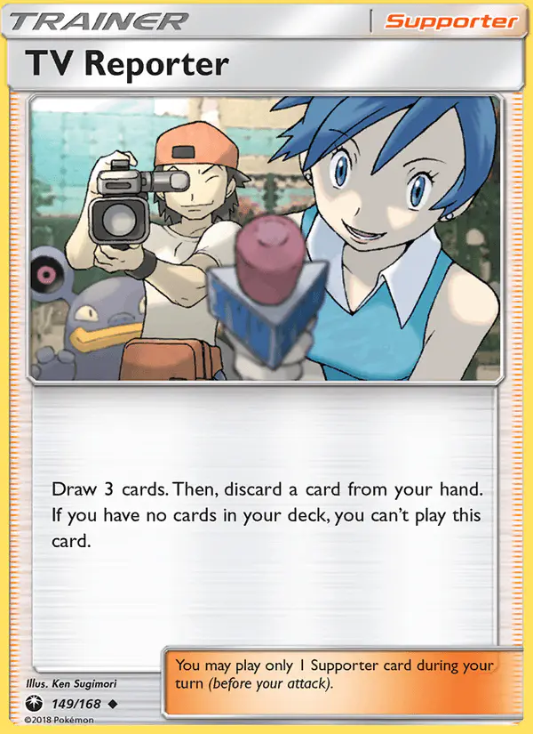 Carta TV Reporter 149/168 de Celestial Storm