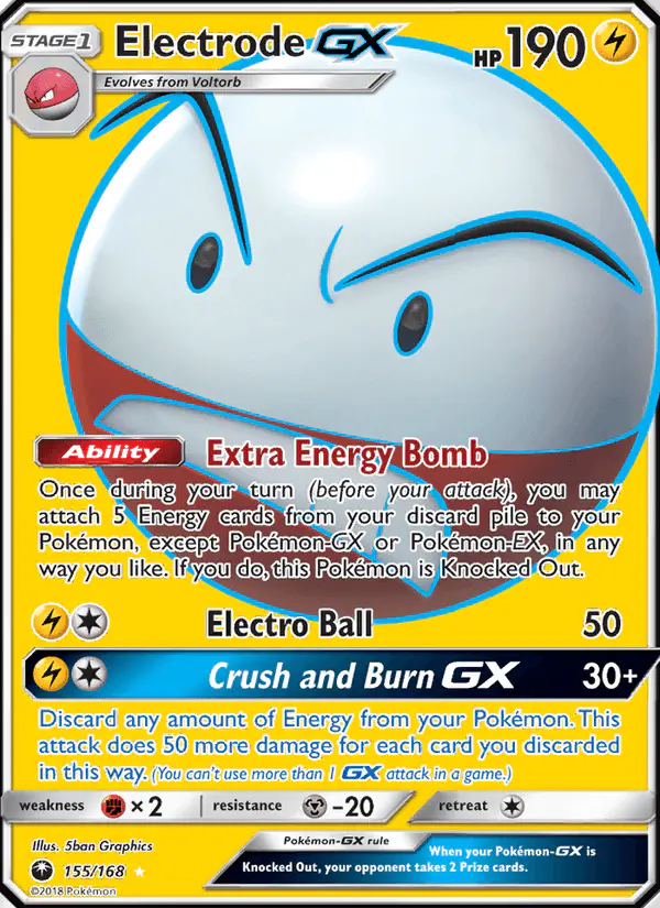 Carta Electrode GX 155/168 de Celestial Storm