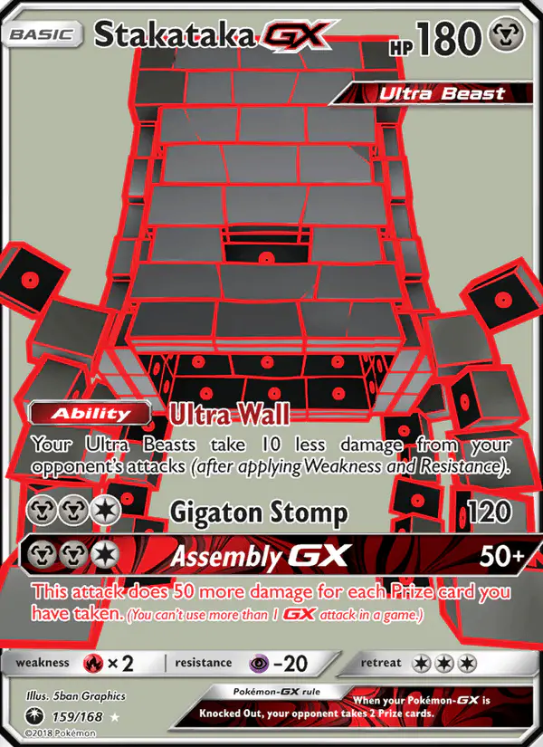 Carta Stakataka GX 159/168 de Celestial Storm