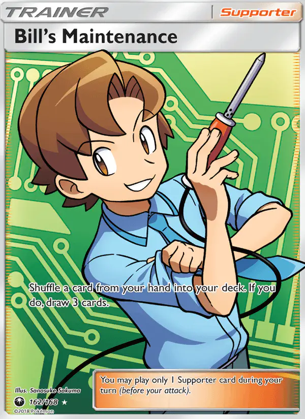Carta Bill’s Maintenance 162/168 de Celestial Storm