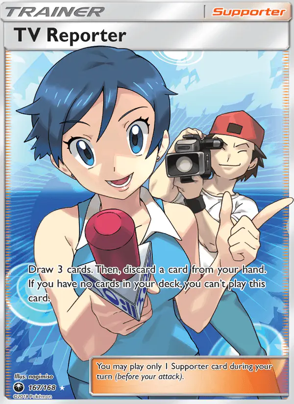 Carta TV Reporter 167/168 de Celestial Storm