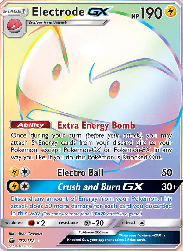 Carta Electrode GX 172/168 de Celestial Storm