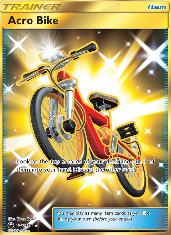 Carta Acro Bike 178/168 de Celestial Storm