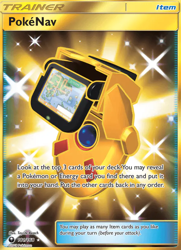 Carta PokéNav 181/168 de Celestial Storm