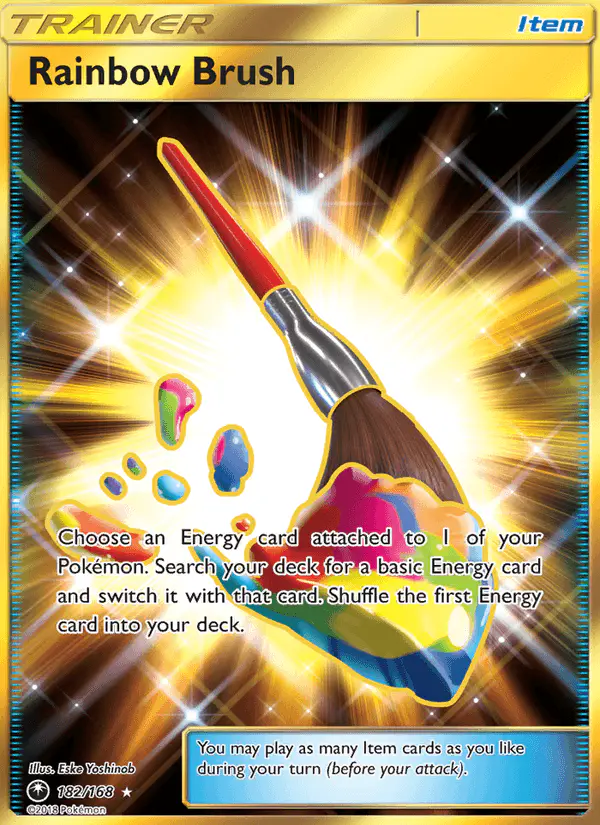 Carta Rainbow Brush 182/168 de Celestial Storm