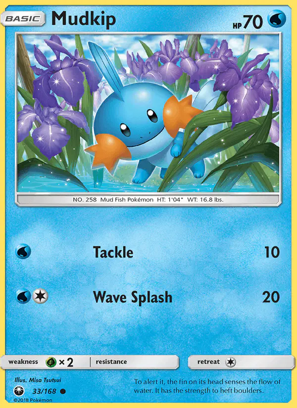 Carta Mudkip 33/168 de Celestial Storm
