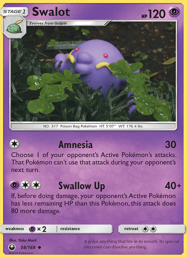 Carta Swalot 58/168 de Celestial Storm