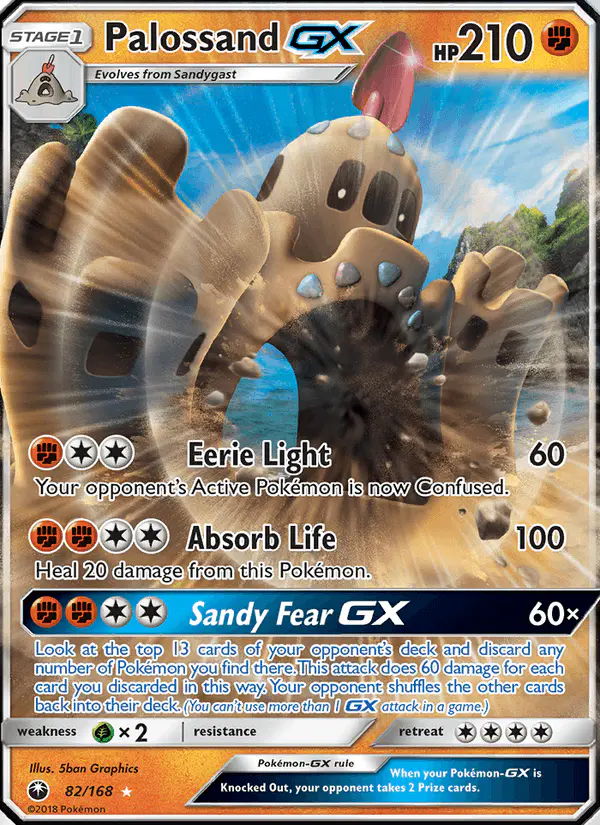 Carta Palossand GX 82/168 de Celestial Storm
